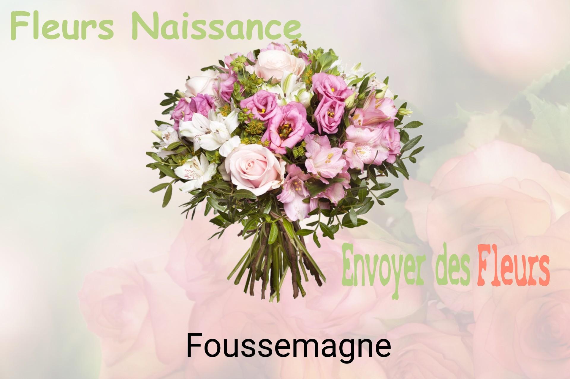 Bouquet de fleurs de naissance livré à Foussemagne